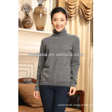 Antipilling cashmere women's winter sweater turtleneck